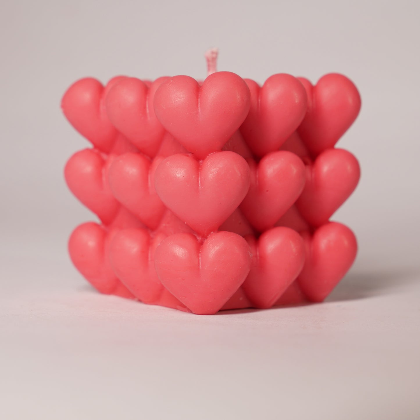 Heart Cube Candle – Romantic Sculptural Accent