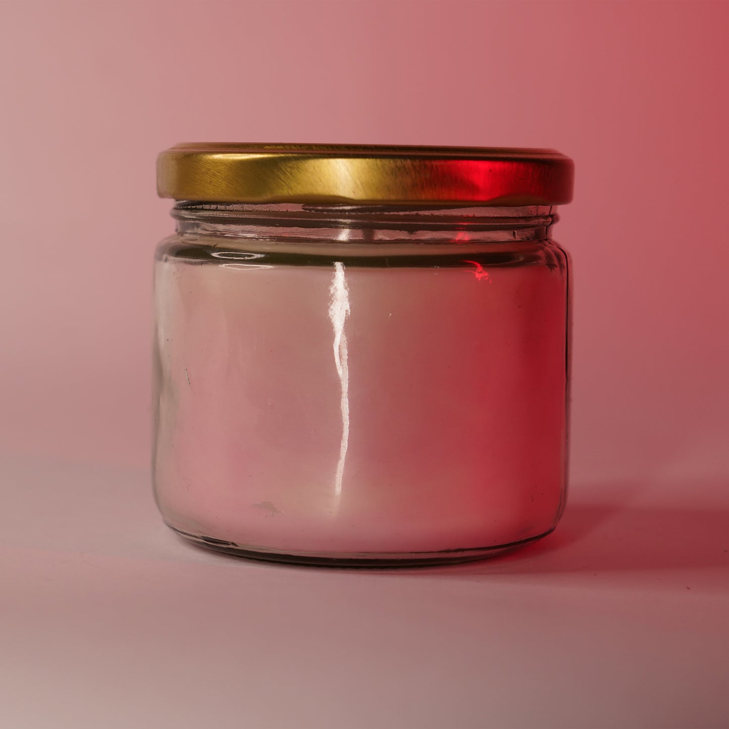 Blush Bloom – Soft Pink Jar Candle
