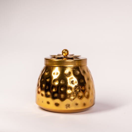 Golden Glow Luxury Scented Candle – Handmade & Eco-Friendly