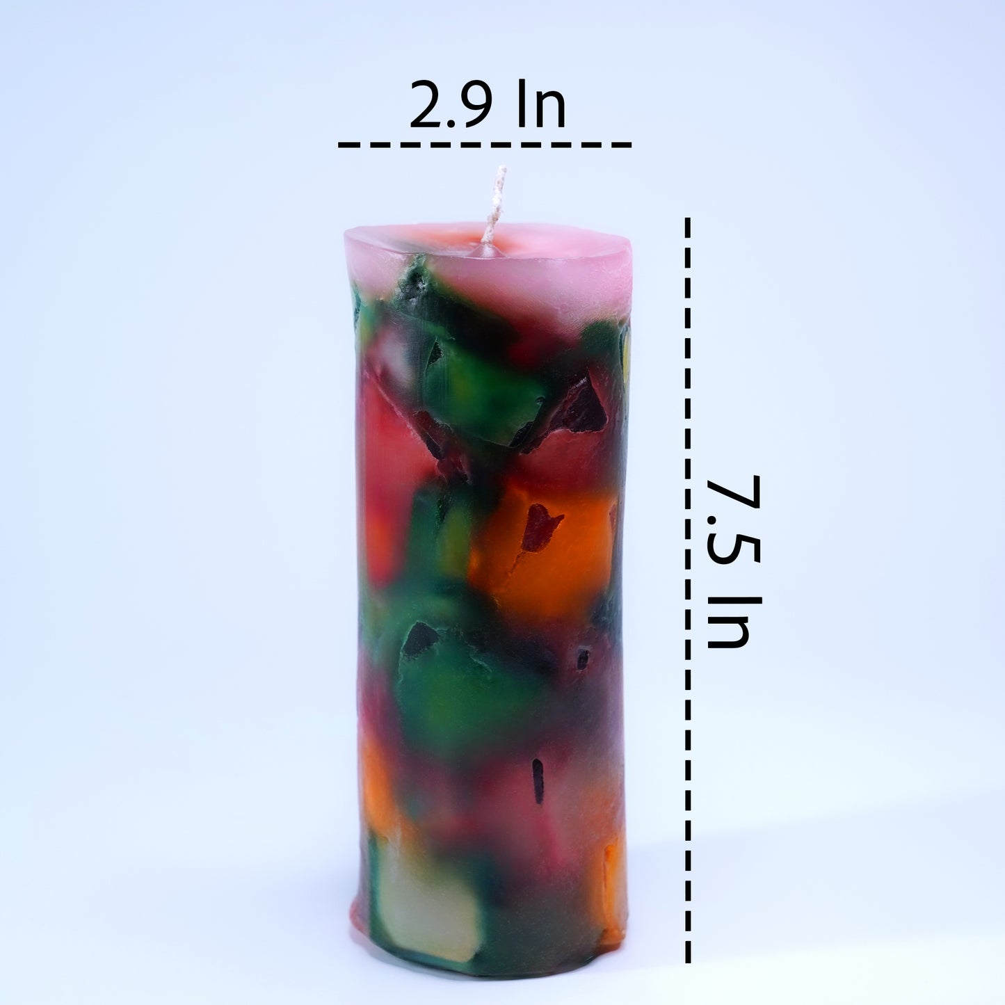 Mix Fruit Candle – Vibrant Decorative Pillar