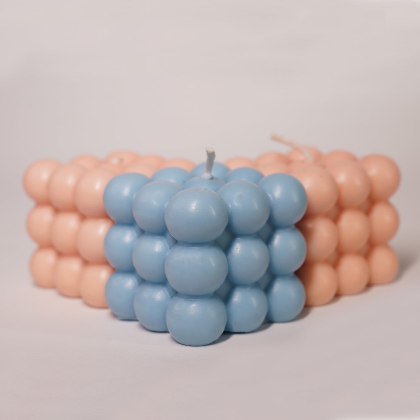 Bubble Cube Candle – Playful & Modern Décor