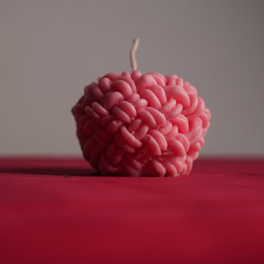 Ribbon Cube Candle – Hand-Crafted Statement Piece