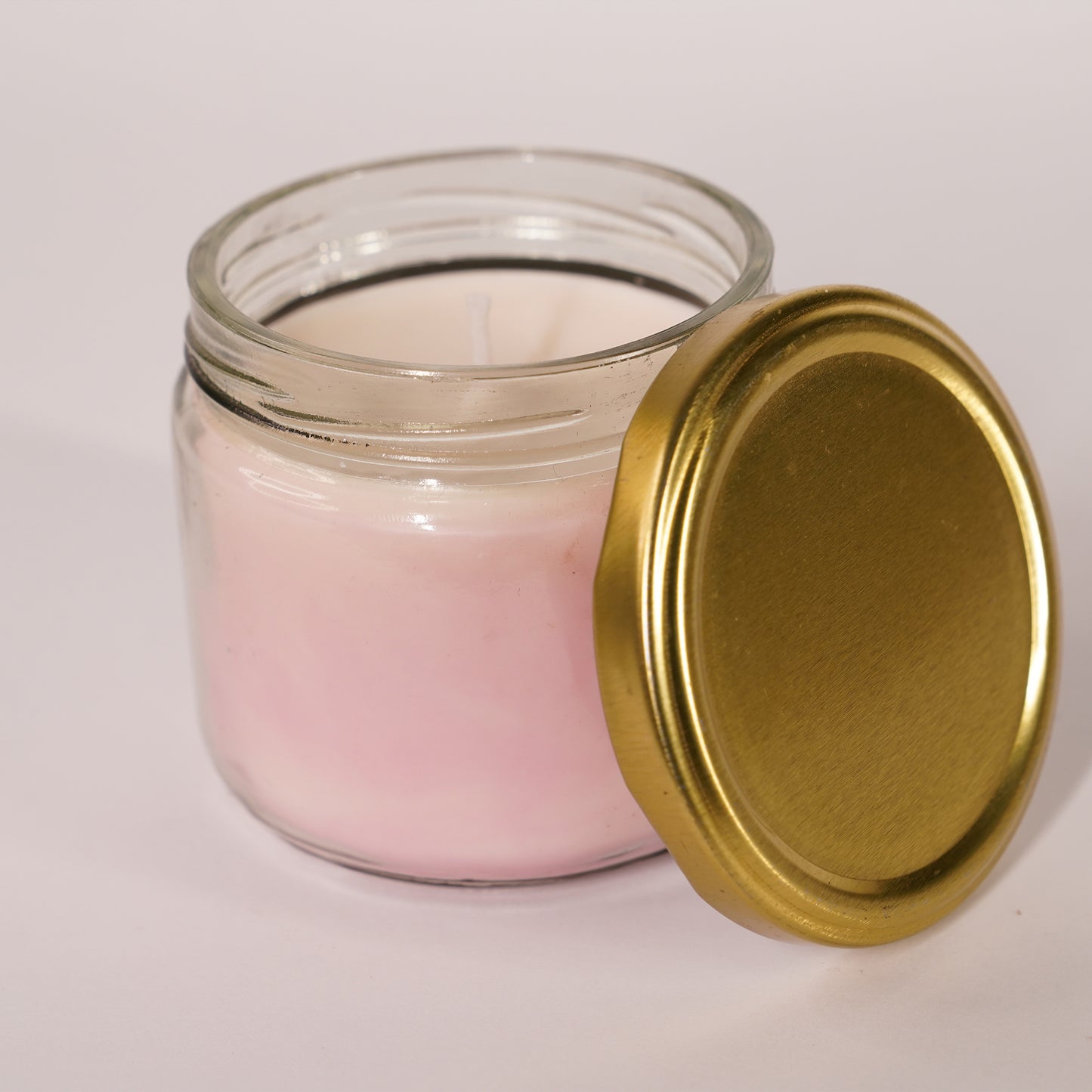 Blush Bloom – Soft Pink Jar Candle