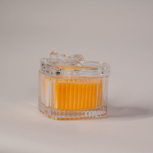 Crystal Heart Scented Candle – Elegance