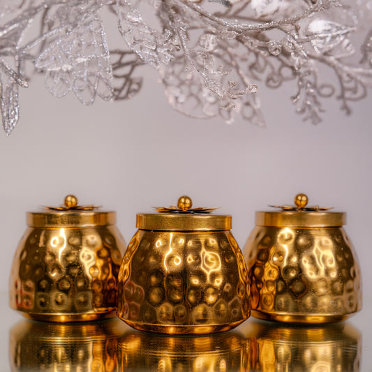 Golden Glow Luxury Scented Candle – Handmade & Eco-Friendly