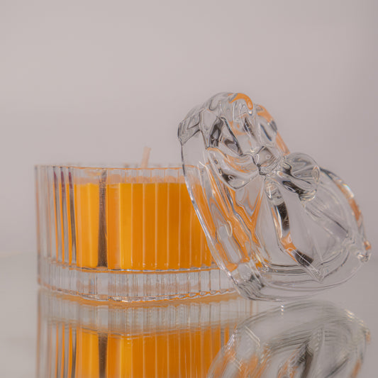 Crystal Heart Scented Candle – Elegance