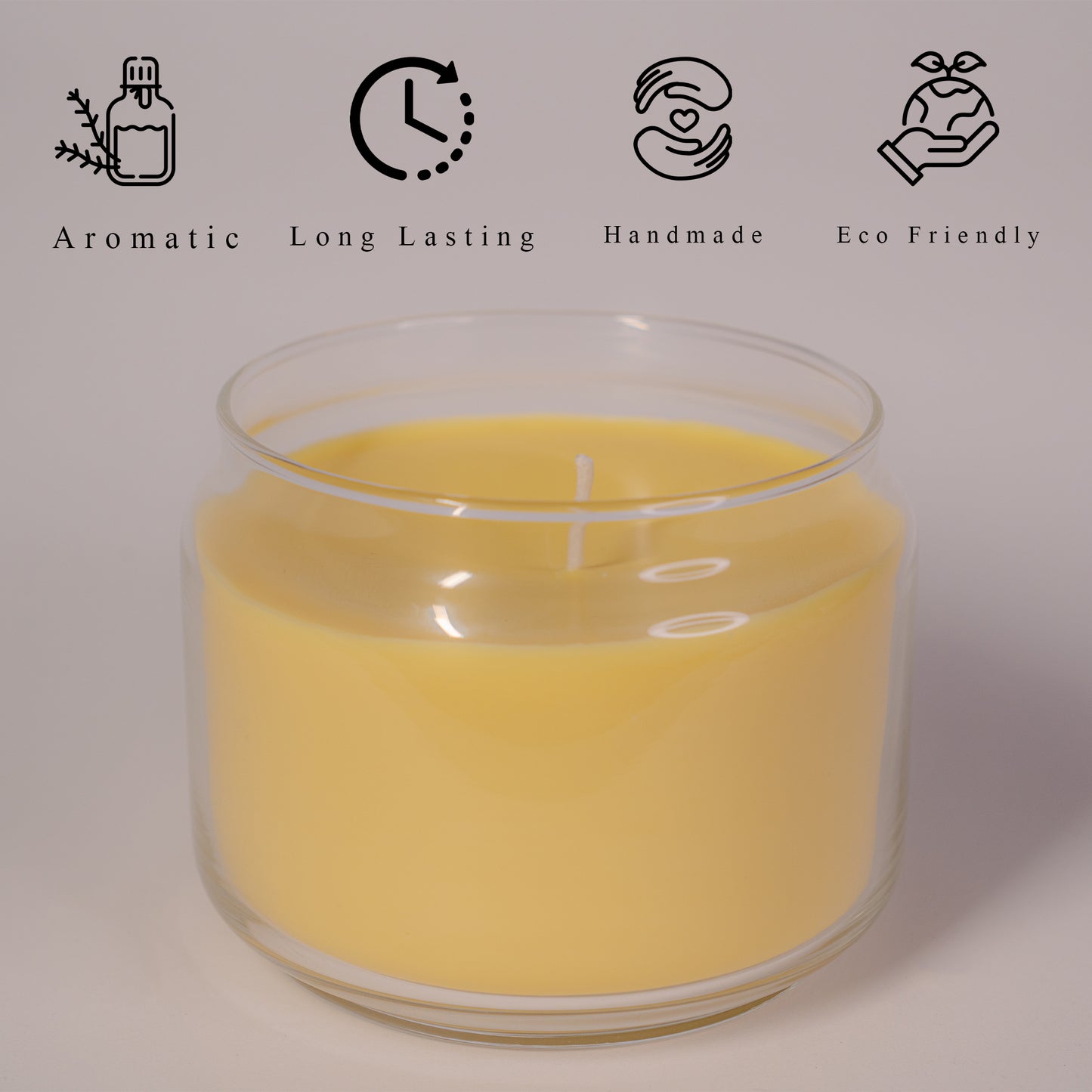 Halo Jar Candle – Handmade, Aromatic & Elegant